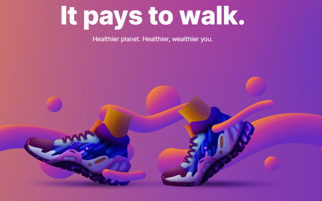 Earn rewards on your steps with Sweatcoin